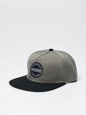 Zdjęcie produktu Szaro-czarna czapka z daszkiem full cap House