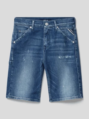 Zdjęcie produktu Szorty jeansowe z 5 kieszeniami Replay