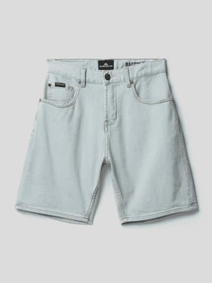 Zdjęcie produktu Szorty jeansowe z detalami z logo model ‘BIZON ICED’ Quiksilver