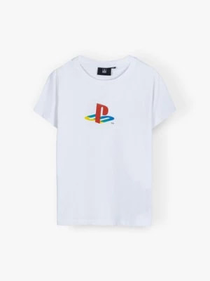 Zdjęcie produktu T-shirt chłopięcy bawełniany PlayStation - biały
