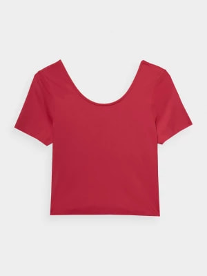 Zdjęcie produktu T-shirt crop top do jogi szybkoschnący damski 4F