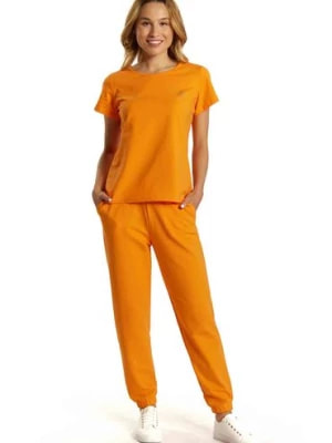 Zdjęcie produktu T-Shirt damski Golden Queen pomarańczowy