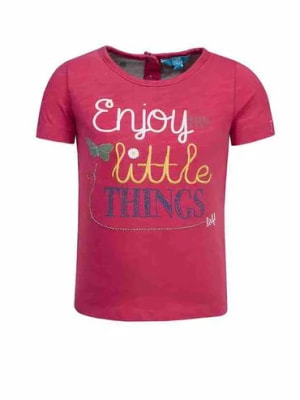 Zdjęcie produktu T-shirt dziewczęcy różowy - Enjoy little things - Lief