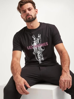 Zdjęcie produktu T-shirt męski z logo LES HOMMES