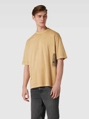 Zdjęcie produktu T-shirt o kroju oversized z nadrukiem z logo model ‘overdye’ Tom Tailor Denim