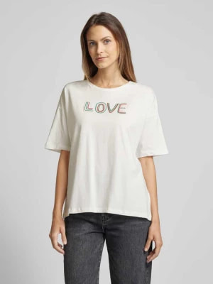 Zdjęcie produktu T-shirt o kroju oversized z wyhaftowanym napisem model ‘Koko’ Fransa