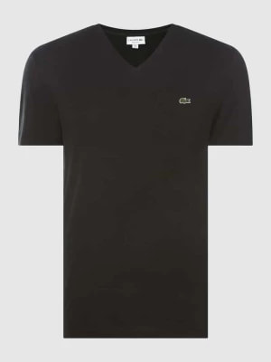 Zdjęcie produktu T-shirt o kroju Regular Fit z dekoltem w serek Lacoste