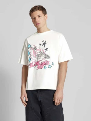 Zdjęcie produktu T-shirt o kroju relaxed fit z nadrukiem z motywem model ‘Startail’ Low Lights Studios