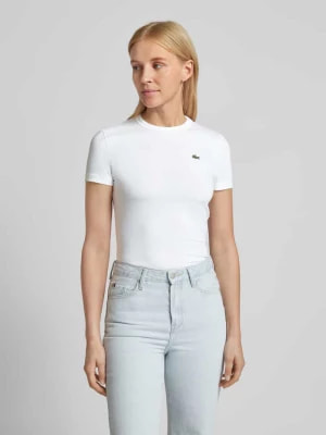 Zdjęcie produktu T-shirt o kroju slim fit z detalem z logo Lacoste Sport