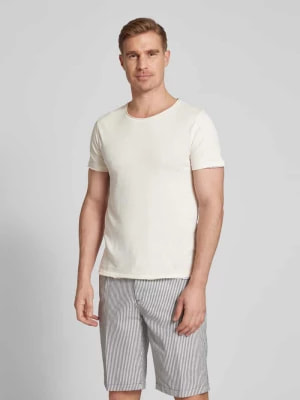 Zdjęcie produktu T-shirt w jednolitym kolorze model ‘Konrad’ GABBA