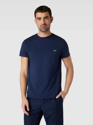 Zdjęcie produktu T-shirt w jednolitym kolorze model ‘Supima’ Lacoste