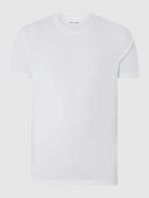 Zdjęcie produktu T-shirt z bawełny ekologicznej model ‘Colman’ Selected Homme