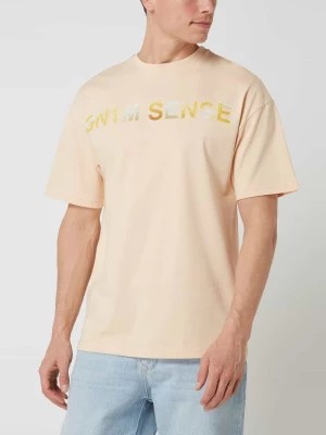 Zdjęcie produktu T-shirt z bawełny z nadrukiem z logo 9N1M SENSE