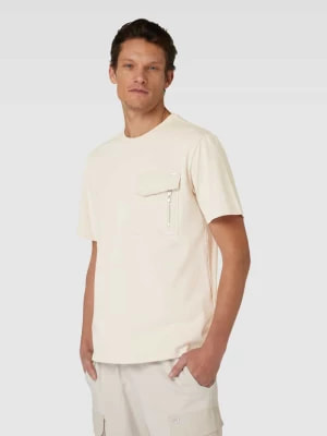 Zdjęcie produktu T-shirt z kieszenią na piersi i detalem z logo Antony Morato