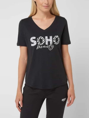 Zdjęcie produktu T-shirt z mieszanki bawełny i modalu Soho