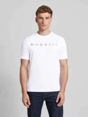 Zdjęcie produktu T-shirt z nadrukiem z logo Bugatti