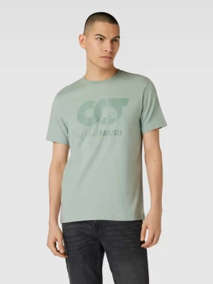 Zdjęcie produktu T-shirt z nadrukiem z logo model ‘JERO’ AlphaTauri
