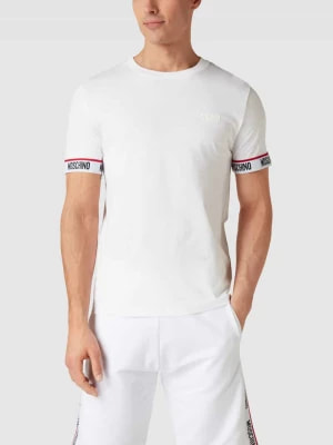 Zdjęcie produktu T-shirt z nadrukiem z logo Moschino Swim + Underwear