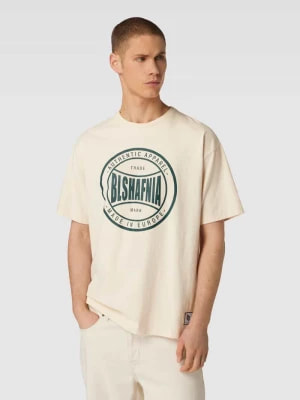 Zdjęcie produktu T-shirt z nadrukiem z napisem model ‘Balboa 2’ BLS HAFNIA