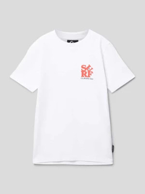 Zdjęcie produktu T-shirt z nadrukiem ze sloganem Quiksilver