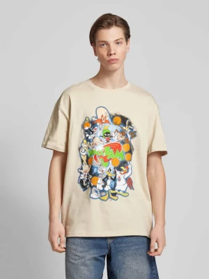 Zdjęcie produktu T-shirt z nadrukowanym motywem mister tee
