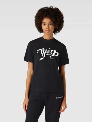 Zdjęcie produktu T-shirt z napisem z logo model ‘AMANZA’ Juicy Couture Sport