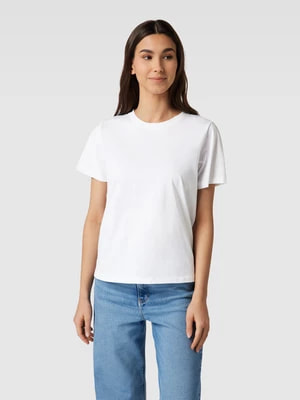 Zdjęcie produktu T-shirt z prążkowanym okrągłym dekoltem Calvin Klein Womenswear