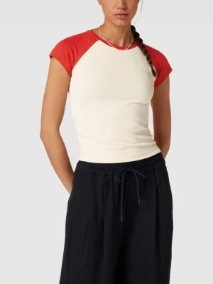 Zdjęcie produktu T-shirt z raglanowymi rękawami model ‘Ladies’ Urban Classics