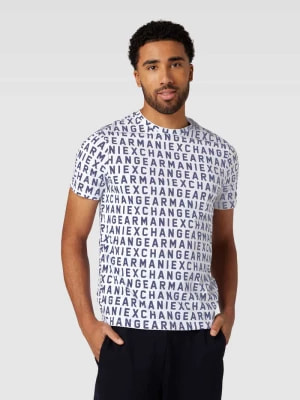 Zdjęcie produktu T-shirt ze wzorem z logo Armani Exchange