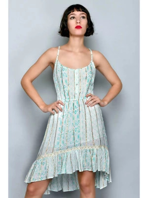 Zdjęcie produktu Tarifa Sukienka w kolorze turkusowo-białym rozmiar: S