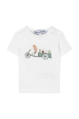 Zdjęcie produktu Tartine et Chocolat t-shirt bawełniany niemowlęcy kolor zielony z nadrukiem