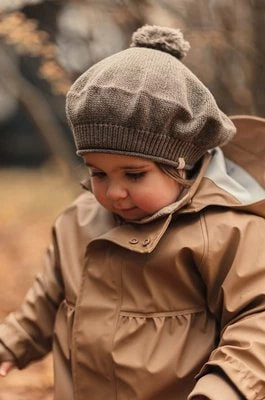 Zdjęcie produktu That's mine beret dziecięcy CBE10 CHER kolor brązowy bawełniany