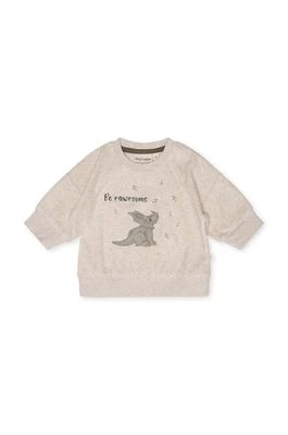 Zdjęcie produktu That's mine bluza bawełniana dziecięca Sora kolor beżowy z nadrukiem