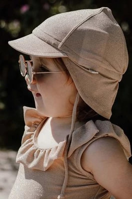 Zdjęcie produktu That's mine czapka dziecięca 19672 UV kolor beżowy z cienkiej dzianiny