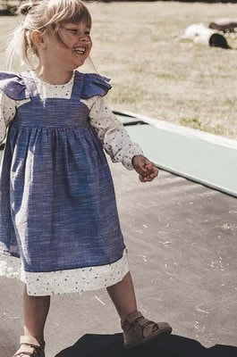 Zdjęcie produktu That's mine sukienka bawełniana dziecięca Canza kolor niebieski mini rozkloszowana