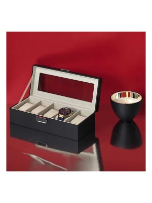 Zdjęcie produktu Rétro Chic Pudełko w kolorze czarnym na zegarki - 29 x 8 x 12 cm rozmiar: onesize