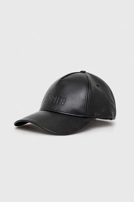 Zdjęcie produktu The Kooples czapka z daszkiem kolor czarny gładka