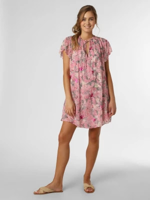 Zdjęcie produktu The Kooples Sukienka damska Kobiety wiskoza różowy|wyrazisty róż|wielokolorowy wzorzysty,
