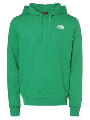 Zdjęcie produktu The North Face Męski sweter z kapturem Mężczyźni Bawełna zielony jednolity,