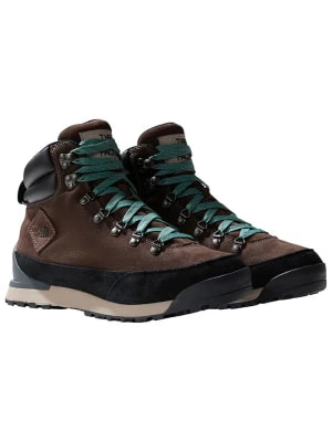 Zdjęcie produktu The North Face Skórzane buty trekkingowe "Back to Berkeley IV" w kolorze brązowo-błękitnym rozmiar: 42,5