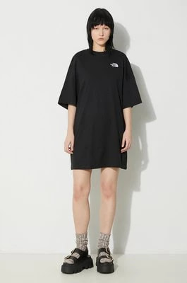 Zdjęcie produktu The North Face sukienka W S/S Essential Oversize Tee Dress kolor czarny mini oversize NF0A87NFJK31