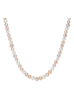 Zdjęcie produktu The Pacific Pearl Company Naszyjnik perłowy w kolorze biało-fioletowo-brzoskwiniowym rozmiar: 50 cm + 5 cm