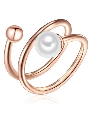 Zdjęcie produktu The Pacific Pearl Company Pozłacany pierścionek z perłą rozmiar: 56
