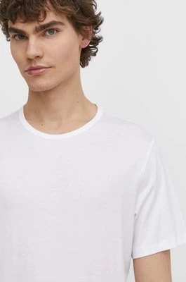 Zdjęcie produktu Theory t-shirt bawełniany męski kolor biały gładki