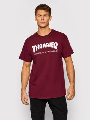 Zdjęcie produktu Thrasher T-Shirt Skatemag Bordowy Regular Fit