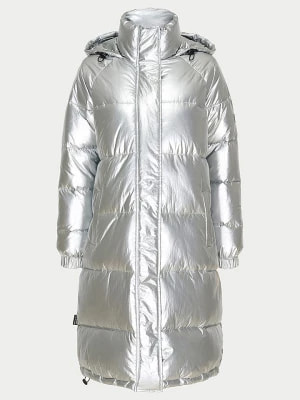 Zdjęcie produktu TicketWOMAN Płaszcz pikowany w kolorze srebrnym rozmiar: 36