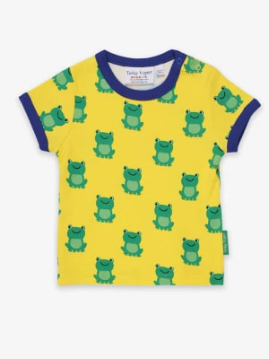 Zdjęcie produktu Toby Tiger Koszulka "Frog" w kolorze żółtym rozmiar: 116