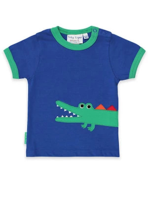 Zdjęcie produktu Toby Tiger Koszulka w kolorze zielono-niebieskim rozmiar: 116