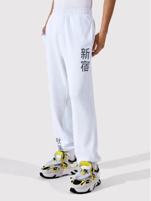 Zdjęcie produktu Togoshi Spodnie dresowe TG22-SPM010 Biały Oversize