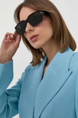 Zdjęcie produktu Tom Ford okulary przeciwsłoneczne damskie kolor czarny